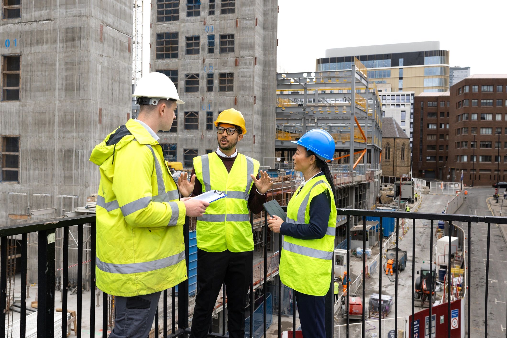 Team collaboration representing client-focused project delivery